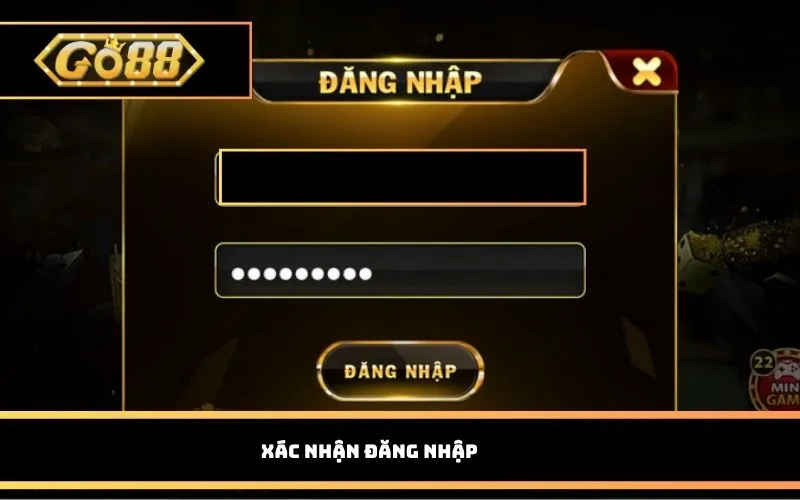  Xác nhận đăng nhập